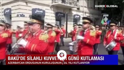 Azerbaycan Ordusunun Kuruluşunun 104. Yılı! Türkiye, Azerbaycan'ın Özel Gününü Unutmadı