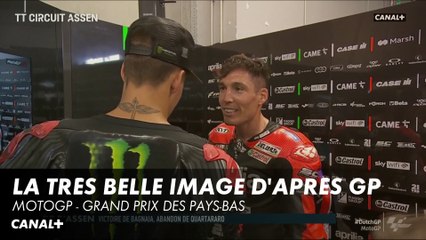 La très belle image des excuses de Fabio Quartararo - Grand Prix des Pays-Bas - MotoGP