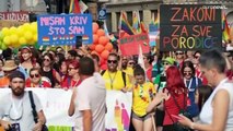 'Not a celebration': In the midst of war, Kyiv's Pride parade held in Warsaw