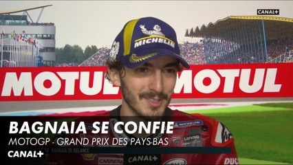 La réaction de Pecco Bagnaia - Grand Prix des Pays-Bas - MotoGP