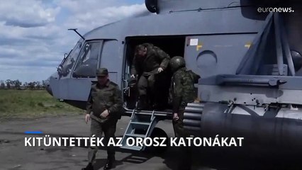 Kitüntetéseket adott át az orosz védelmi miniszter