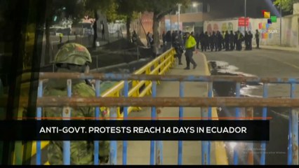 FTS 12:30 26-06: In Ecuador the national protest reaches its 14th day despite repression