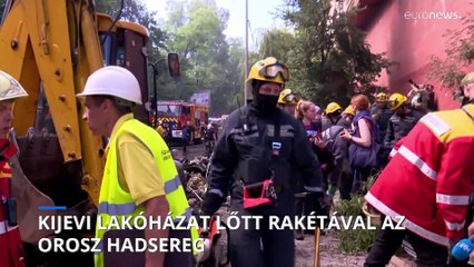 Egy ember meghalt a vasárnapi rakétatámadásban Kijevben