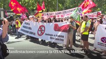 Manifestaciones en contra de la OTAN en Madrid