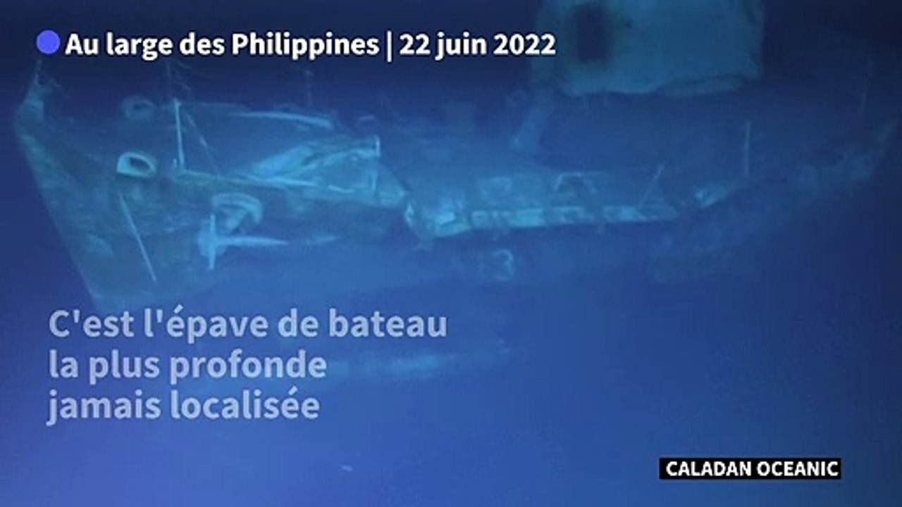 Philippines: découverte de l'épave de bateau la plus profonde jamais localisée