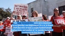 Protests over Supreme Court abortion ruling continue Saturday in downtown