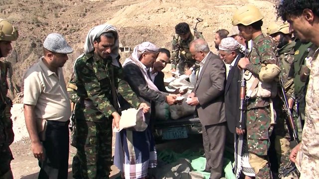 المتمردون الحوثيون في اليمن يحرقون كمية كبيرة من المخدرات المصادرة