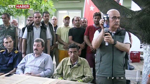 Erdoğan, Marmaris yangınında görev yapan ekiplere teşekkür etti