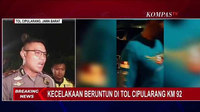 17 Kendaraan Terlibat Tabrakan Beruntun di Tol Cipularang, 4 Orang Alami Luka Berat!
