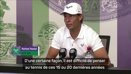 Wimbledon - Nadal en manque de sa rivalité avec Federer : "Ca aide à savoir quoi faire pour être meilleur"
