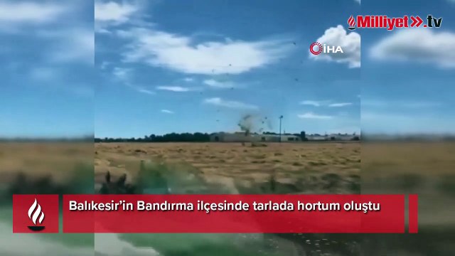 Bandırma'da hortum paniği