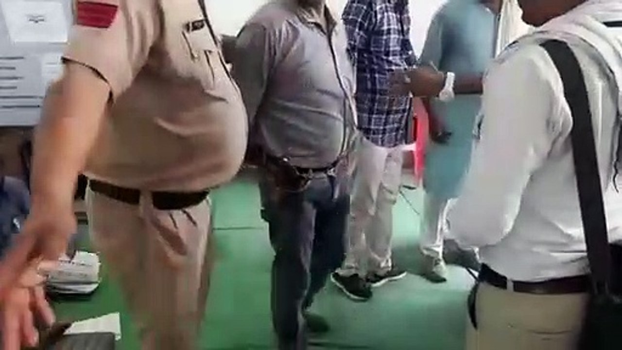 illegal revolver in Polling booth