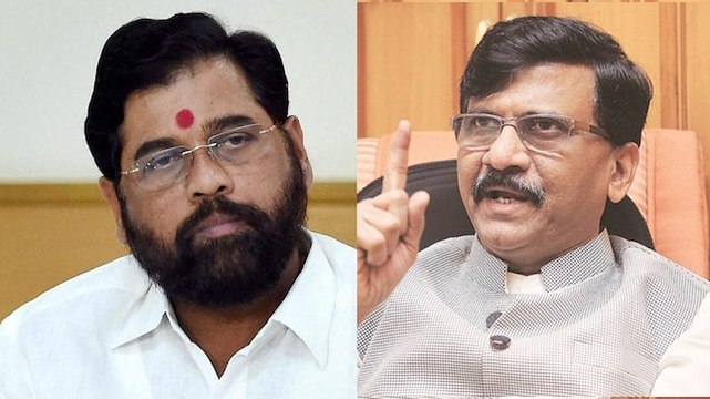 Eknath Shinde reacts to Sanjay Raut's 'dead body' remarks | Watch