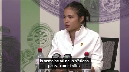 Wimbledon - Raducanu : “J'ai vraiment hâte d'entrer sur le court”