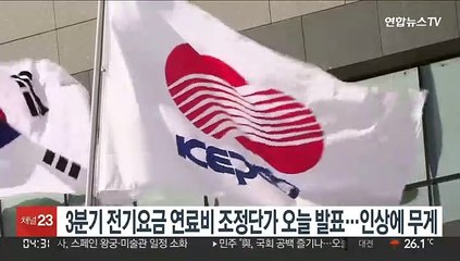 Скачать видео: 3분기 전기요금 연료비 조정단가 오늘 발표…인상에 무게