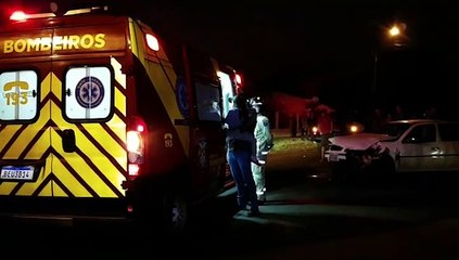 Gol e S-10 batem em cruzamento no Bairro Brasmadeira