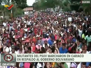 Descargar video: Sucre | Pueblo de Cariaco se movilizó en respaldo a las políticas públicas del Gobierno Bolivariano