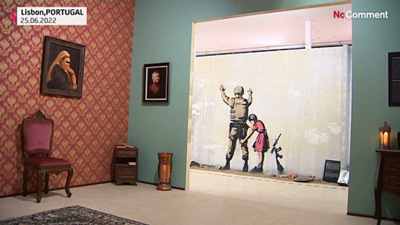 Straßenkunst vom Feinsten: Banksy-Ausstellung in Lissabon