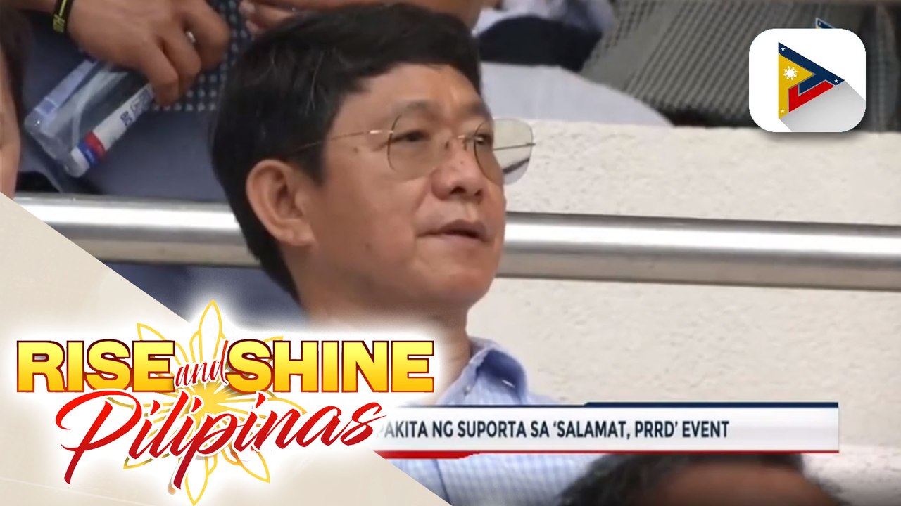 Cabinet members, nagpakita ng suporta sa 'Salamat, PRRD' event