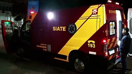 Motociclista fica ferido em acidente de trânsito no Centro