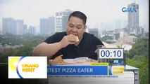 UH Records: World’s fastest pizza eater, sumabak sa hamon ng UH Barkada! | Unang Hirit