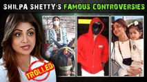 Shilpa Shetty TROLLED For Temple Visit,Insulted For Carelessness Samisha,Marriage| All Controversies