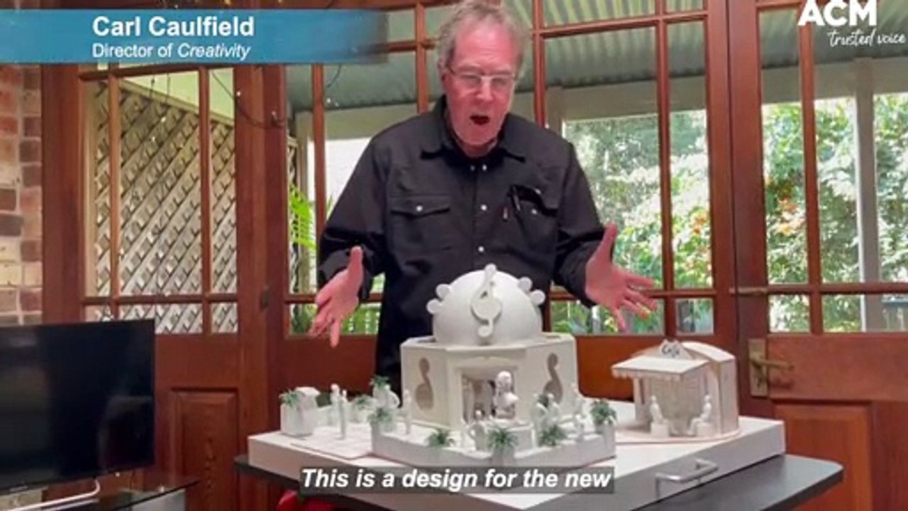 'Creativity' director Carl Caulfield walks through the Mozart Hub set piece | June 27, 2022 | Newcastle Herald