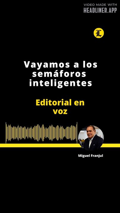 EDITORIAL: Vayamos a los semáforos inteligentes