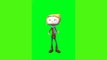 man talk animation green screen cartoon character video