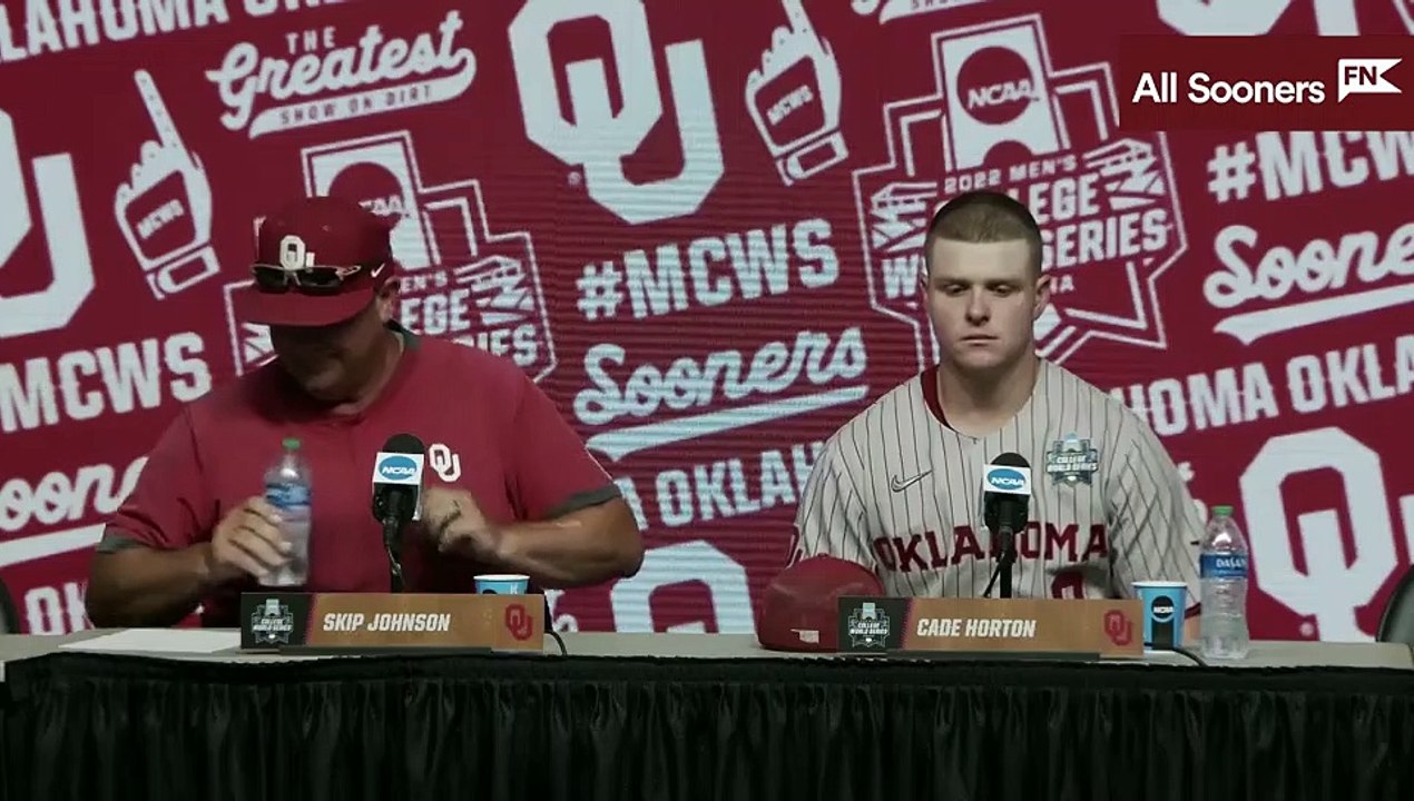 626 Oklahoma CWS Finals Game 2 Postgame video Dailymotion