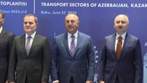 Türkiye-Azerbaycan-Kazakistan Dışişleri ve Ulaştırma Bakanları Toplantısı