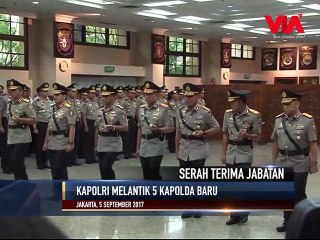 Kapolri Melantik 5 Kapolda Baru