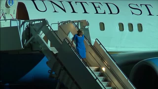 La primera dama de EEUU ya está en Madrid