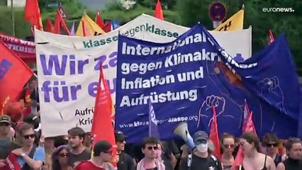 Líderes do G7 recebidos com protestos em Garmisch-Partenkirchen
