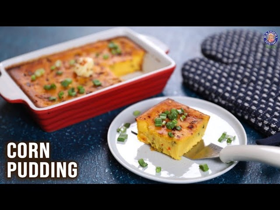 Corn Pudding Recipe | Eggless Corn Pudding | Serve it as a Side Dish or Starter | Easy Baking Ideas