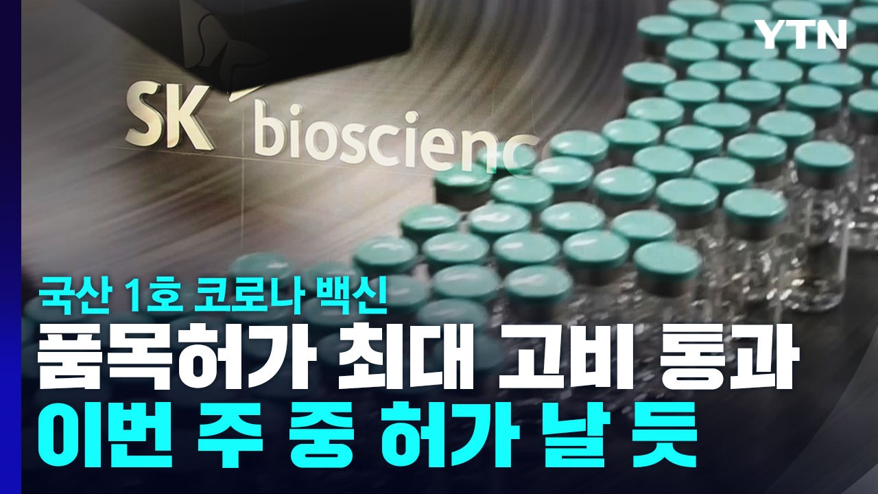 '국산 1호' 코로나 백신 "이번 주 품목 허가 가능" / YTN