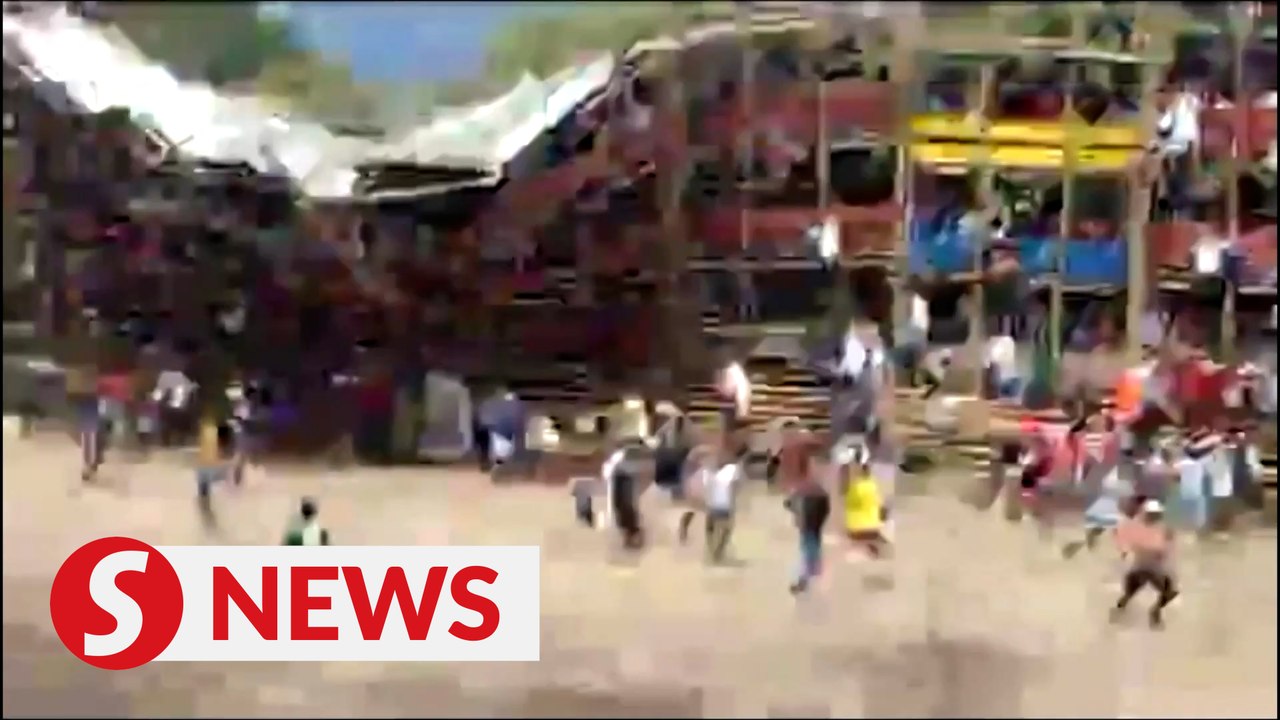 Four killed, hundreds injured as stand collapses during bullfight in Colombia