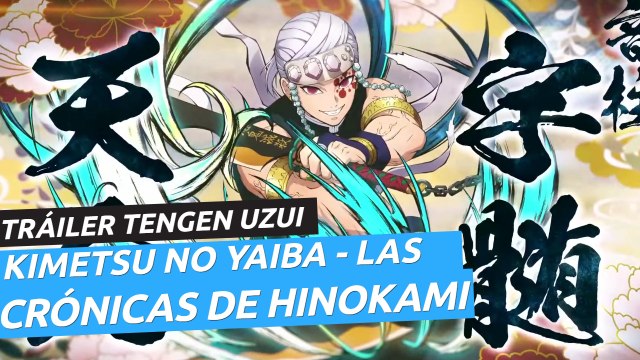 Tráiler de Tengen Uzui en Guardianes de la Noche -Kimetsu no Yaiba- Las Crónicas de Hinokami
