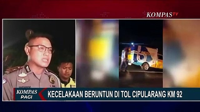 Diduga Rem Blong, Bus Tabrak Belasan Kendaraan di Tol Cipularang Km 92 Arah Jakarta!