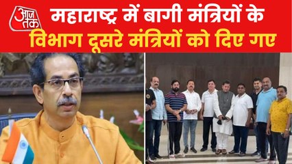 Uddhav handovers Shinde's department to Subhash Desai