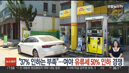 "37% 인하는 부족"…여야 유류세 50% 인하 경쟁