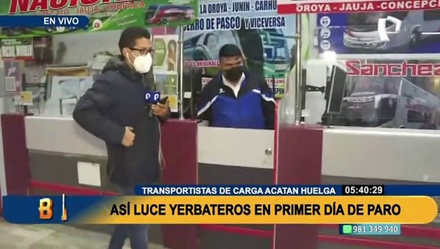 Día 1 de paro: Escasos buses interprovinciales llegan a Terminal de Yerbateros