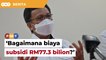 Bagaimana kerajaan akan biaya subsidi RM77.3 bilion, tanya Shafie