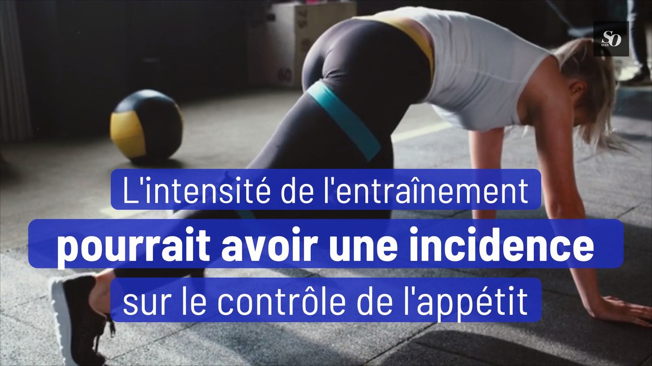 L'intensité de l'entraînement pourrait avoir une incidence sur le contrôle de l'appétit