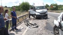 Son dakika haberi! Sancaktepe'de iki araç kafa kafaya çarpıştı: 2 yaralı