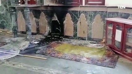 المصاحف زي ما هي.. حريق داخل مسجد في نطاق حي الزهور بمحافظة بورسعيد