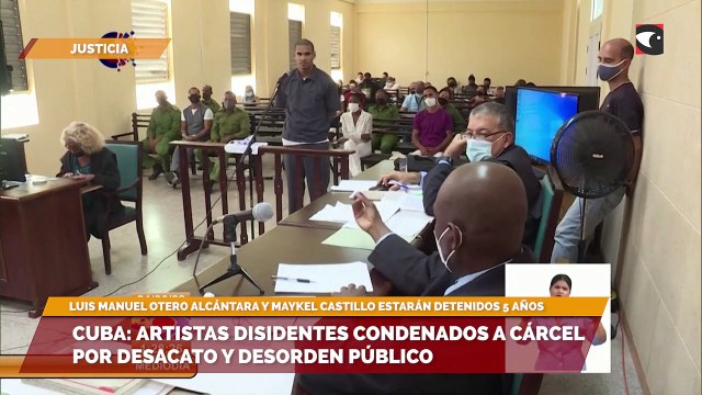 Cuba: artistas disidentes condenados a cárcel por desacato y desorden público