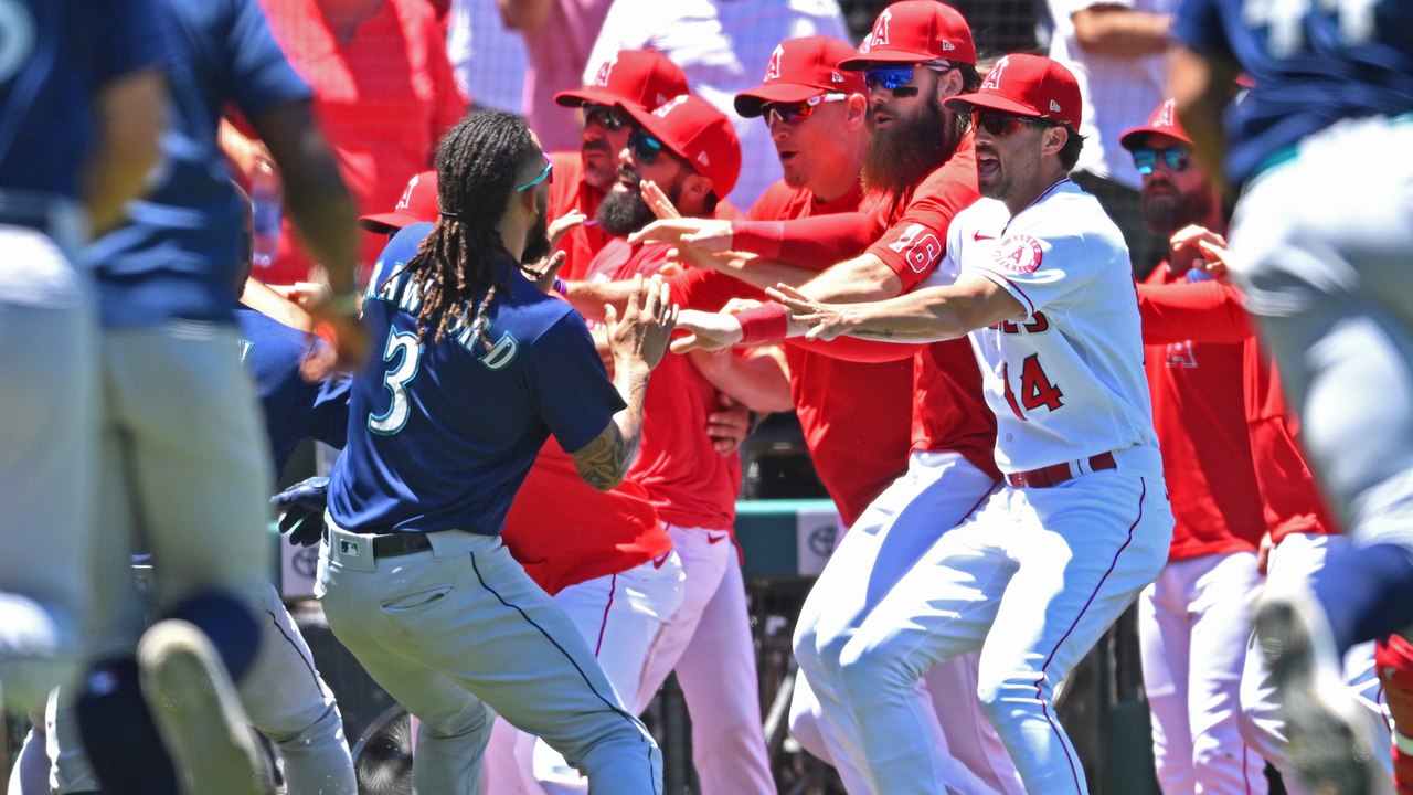 Huge Brawl Between Angels & Mariners Will Lead To Multiple Suspensions