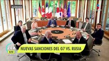 Los líderes del G7 anuncian nuevas sanciones contra Rusia