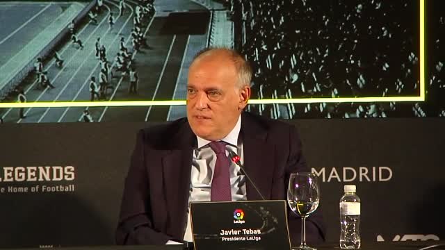 Javier Tebas: Espero que Lewandowski juegue en el Barça